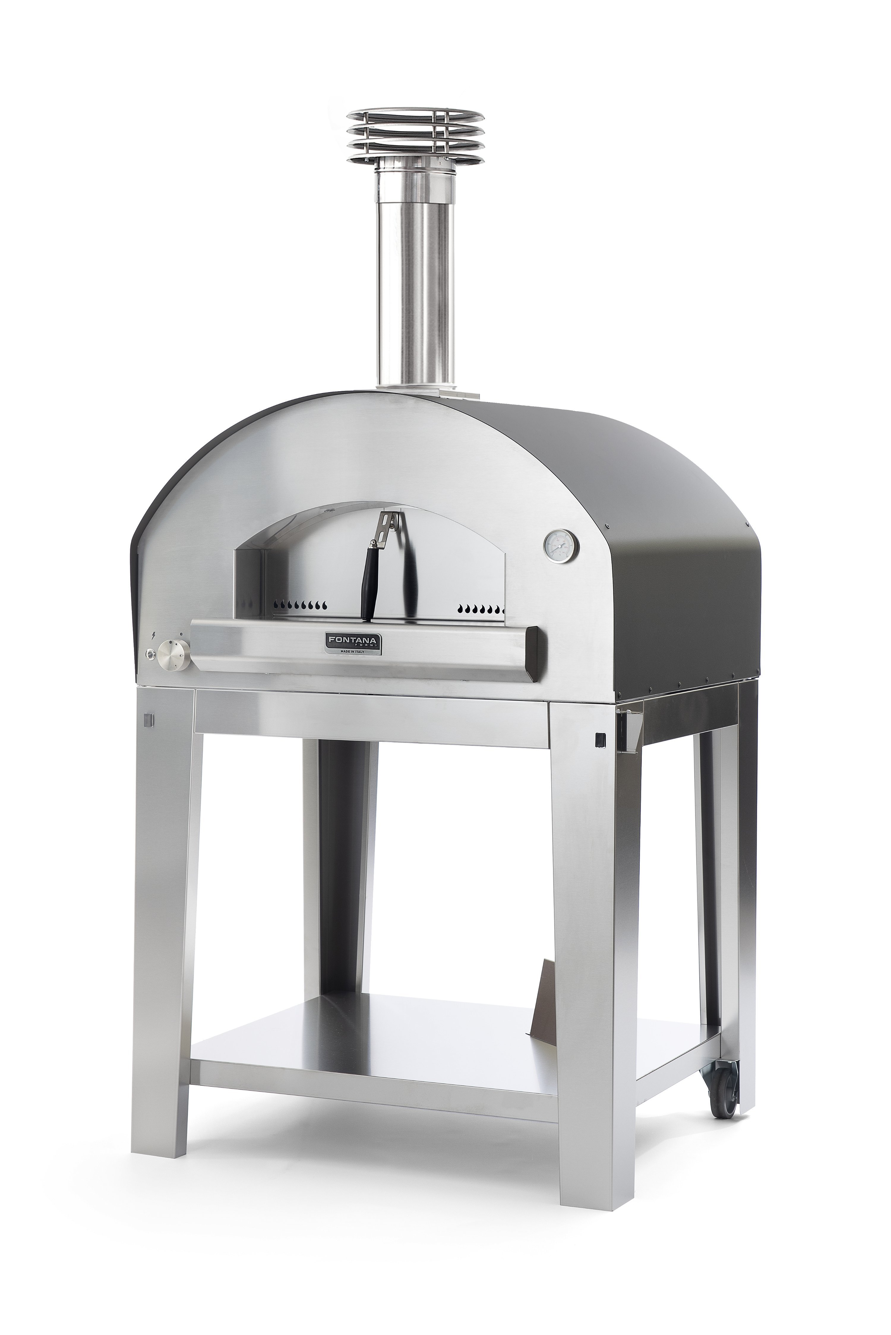 Dome oven Fontana Mangiafuoco with gas firing, pizza oven for outdoor kitchen
