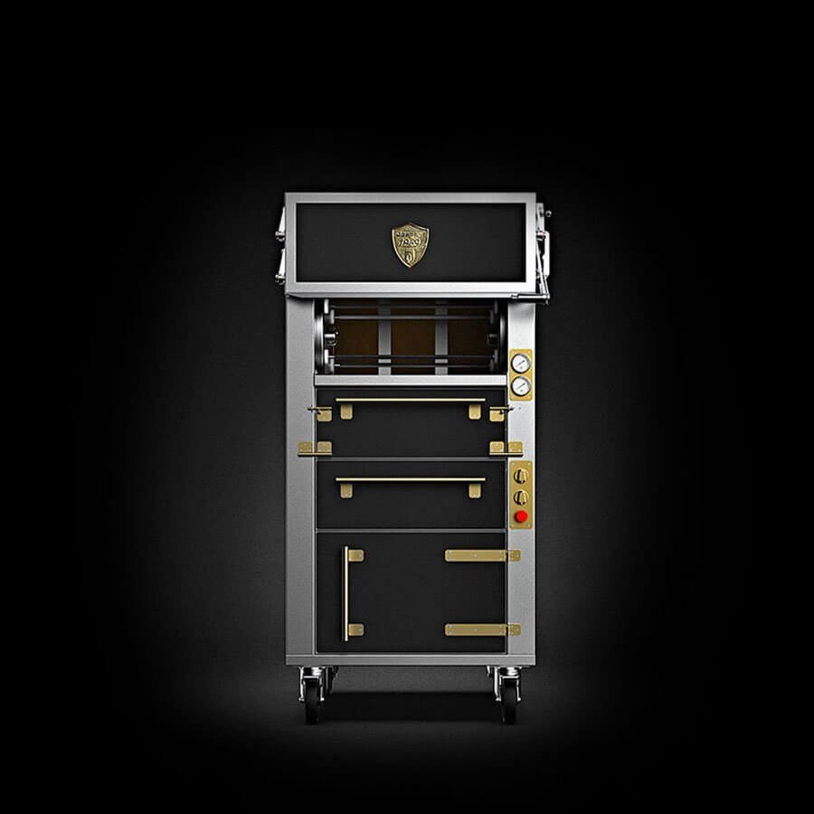 Josper rotisserie with drawers and base cabinet, 24 pieces/hour