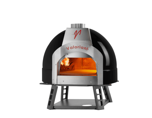 Wood oven Valoriani Baby: pizza oven with 60cm diameter, incl. 1. base, black