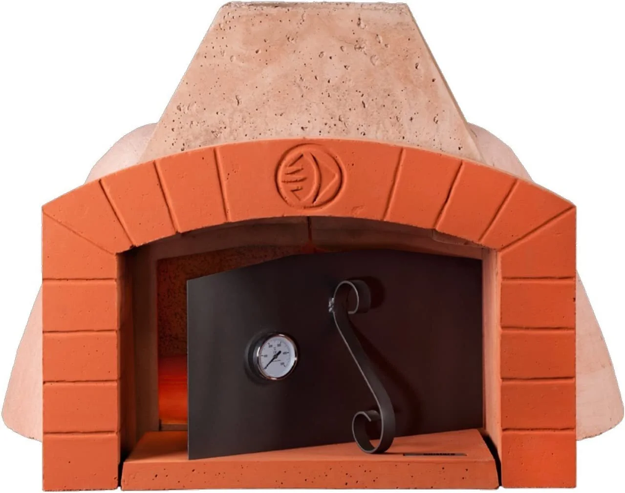 Unistara Linea Casa Pizzaofen Bausatz 80cm, Komplettset, DIY Holzbackofen, für die Outdoorküche