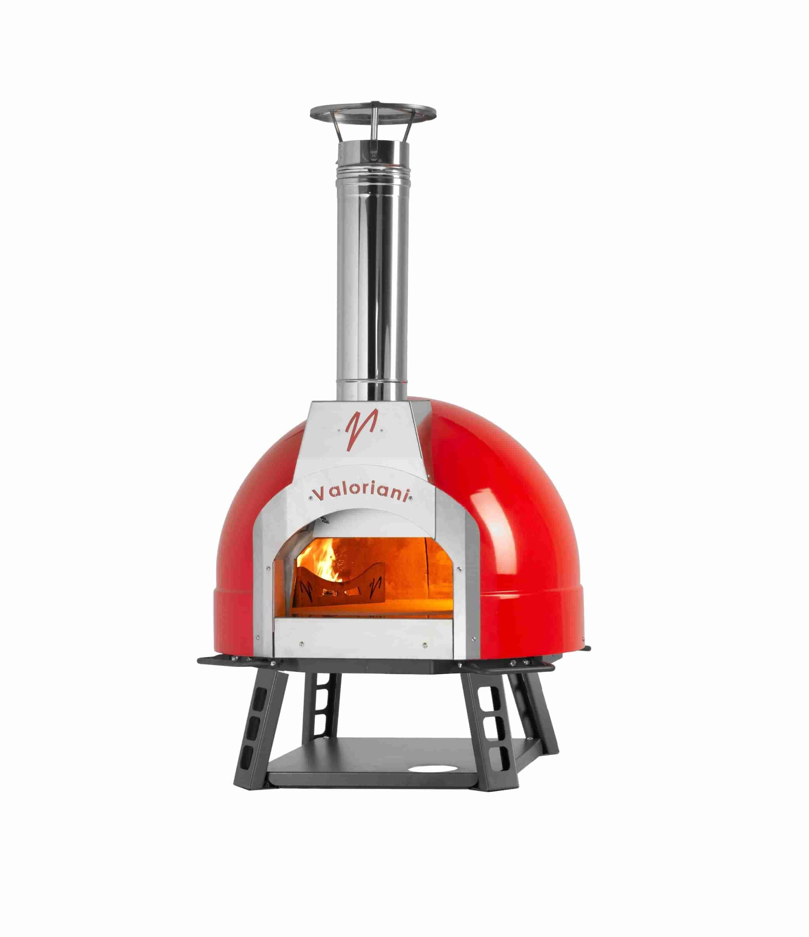 Wood oven Valoriani Baby, 60cm diameter, incl. 1. base, red