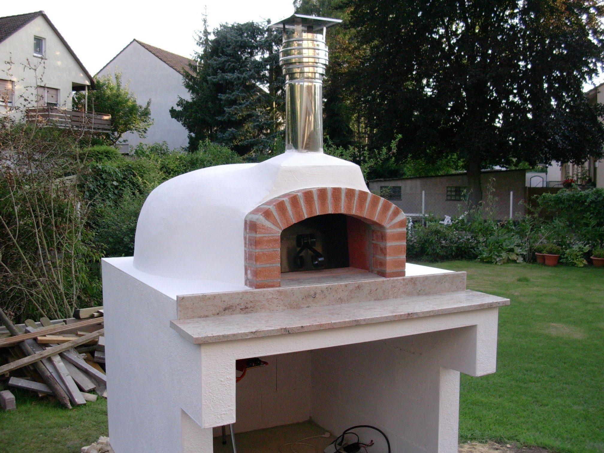 Pizza oven kit Valoriani FVR with smoke connection, brick arch and insulation set