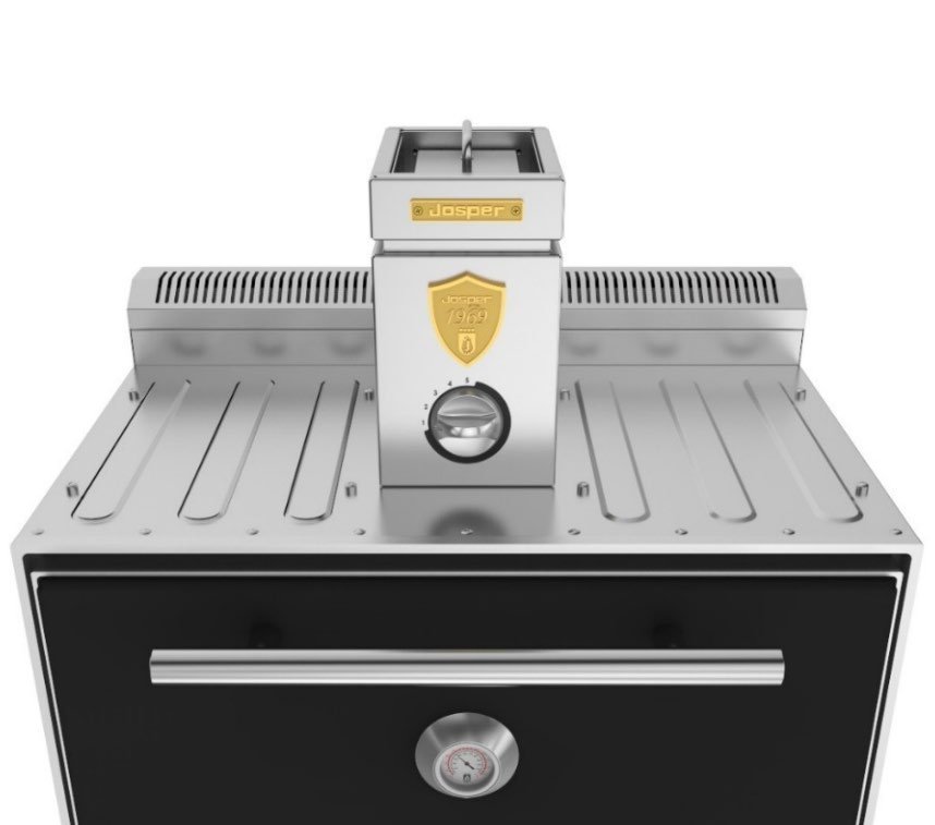 Grill oven HJX Pro from Josper with table and temperature control unit, for 175 guests