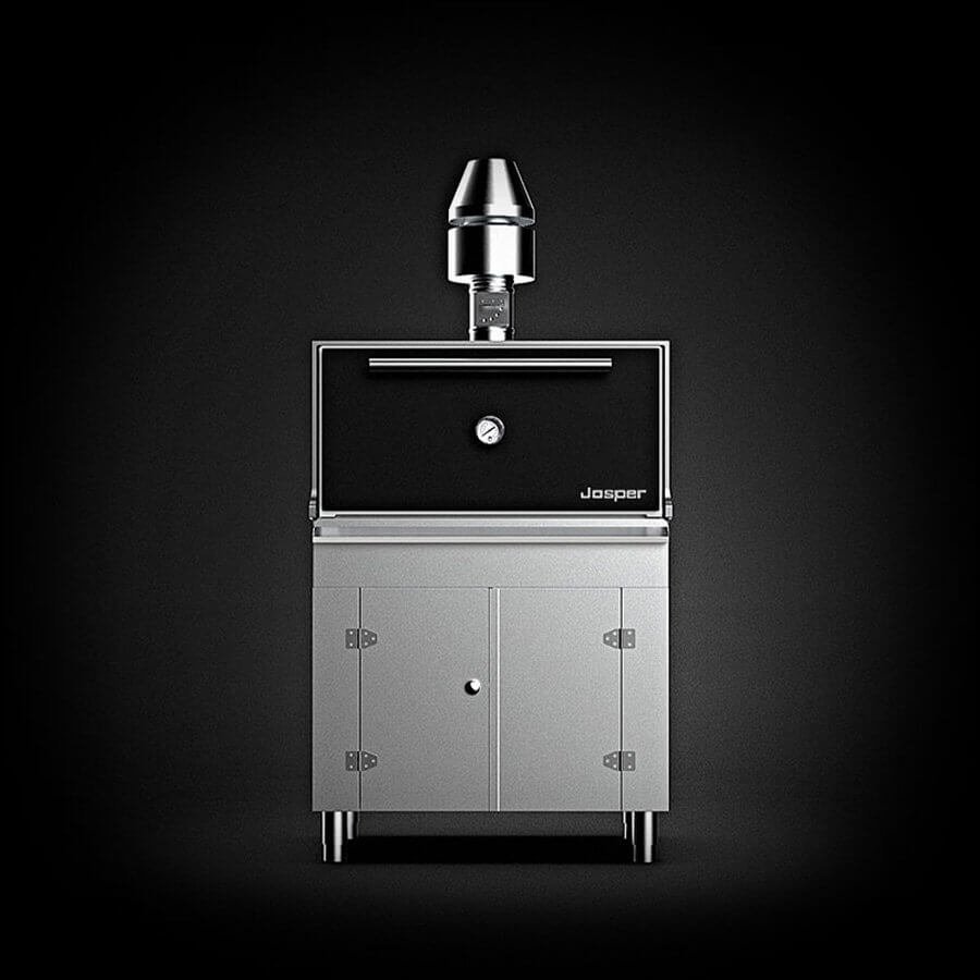 Charcoal oven for counter/counter: Josper oven grill HJX model L with cabinet base, internal dimensions 76x75cm