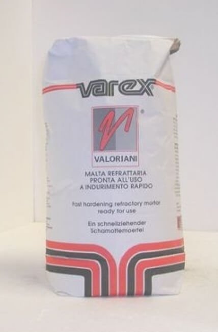 Fireclay mortar Valoriani for wood oven Varex