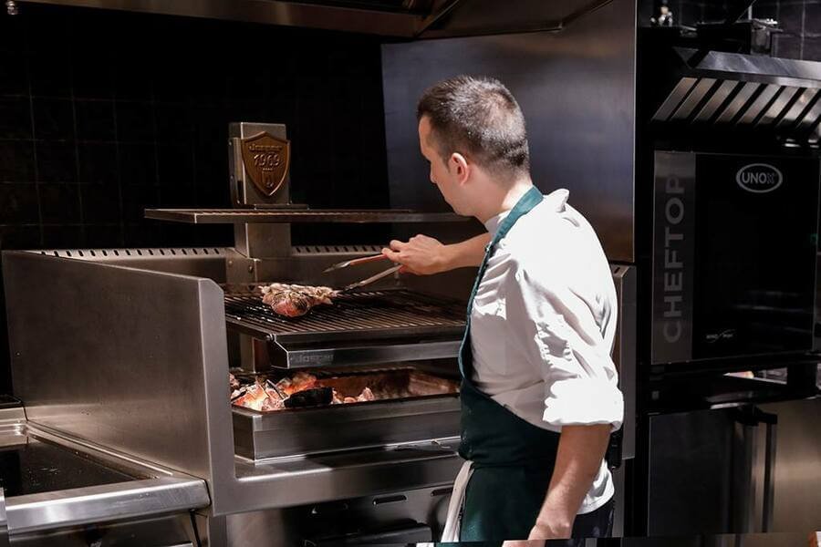 Basque grill from Josper for counter/tabletop, one grill 50cm wide