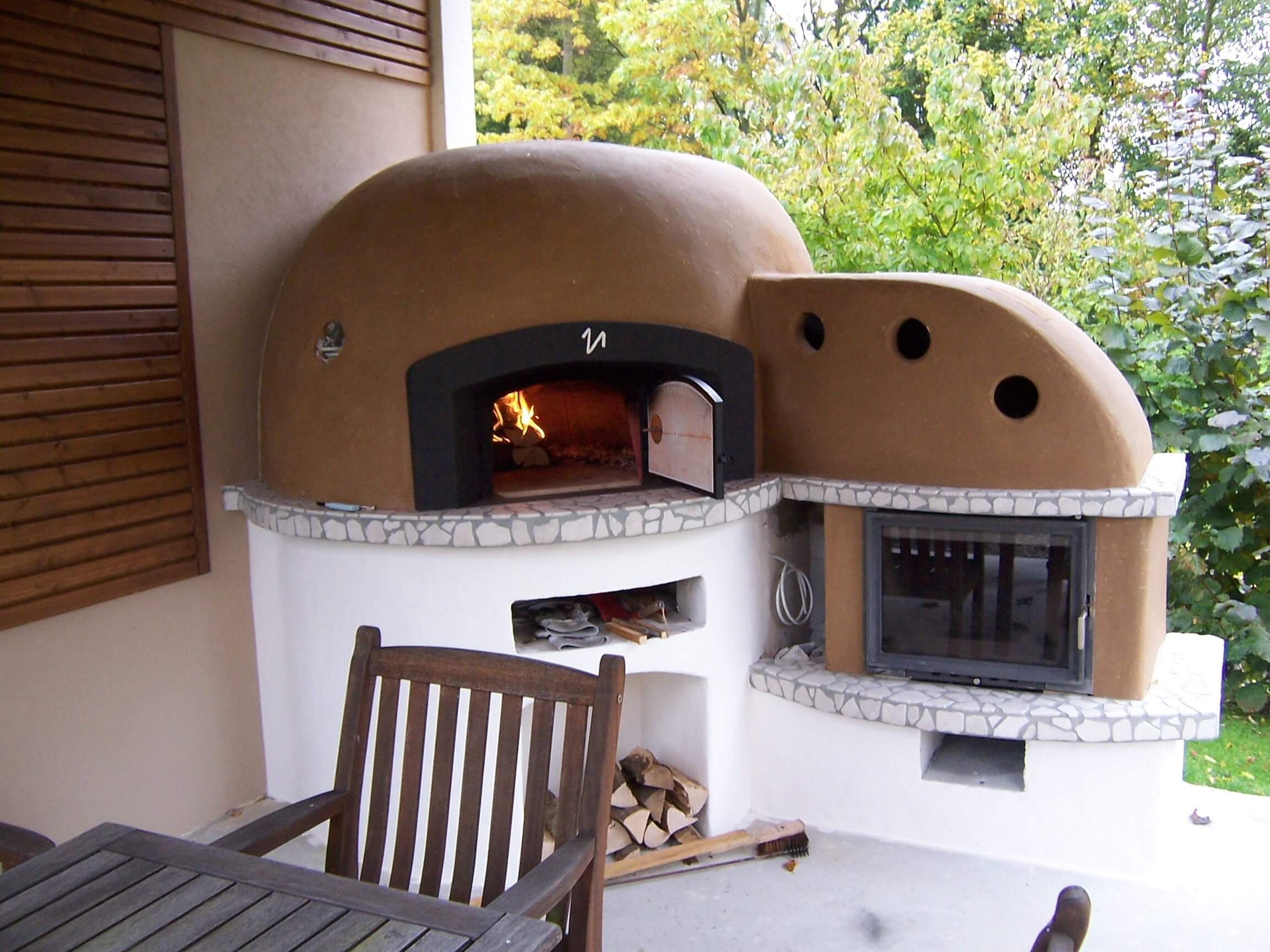 Pizzaofen Valoriani TOP solo Bausatz für Garten und Outdoorküche, Durchmesser 100cm ohne Bogen