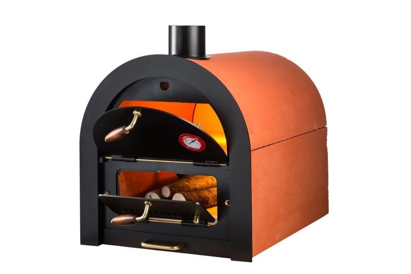 Bausatz für Pizza- & Holzbackofen von Valoriani inkl. Isolationsmaterial, indirekte Befeuerung, 40x60cm Backfläche
