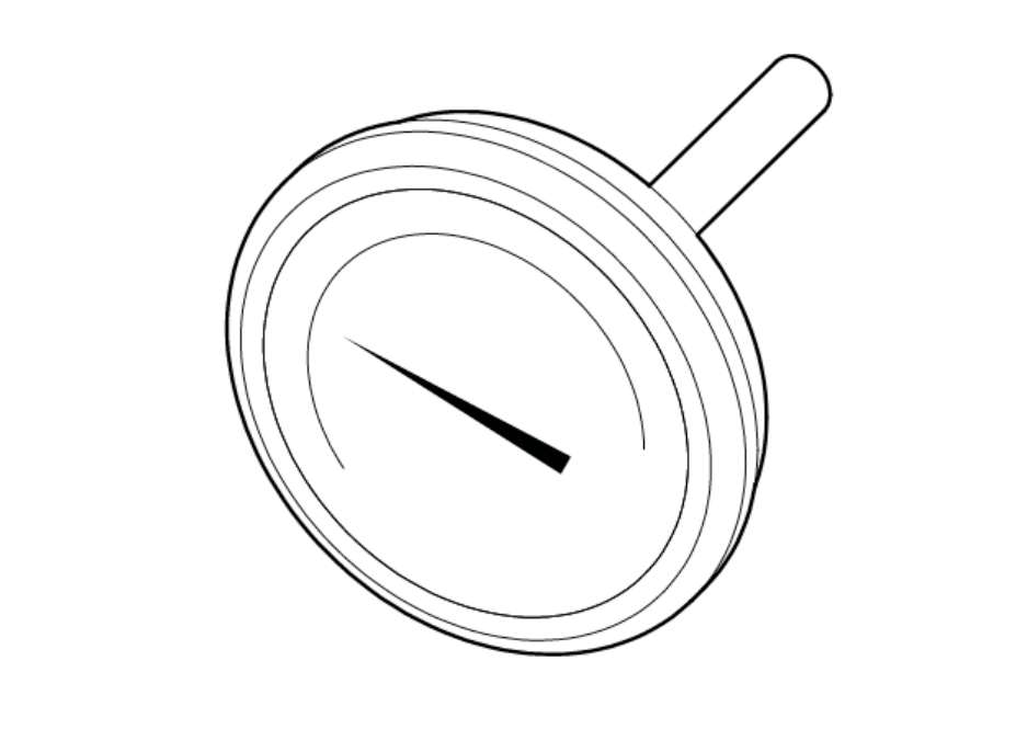 Thermometer mit Halterung für Josper Grills