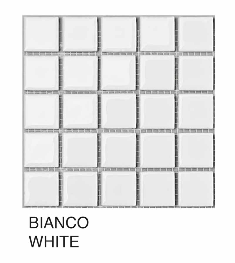 Mosaikveredelung "Bianco" für Valoriani Baby 60cm