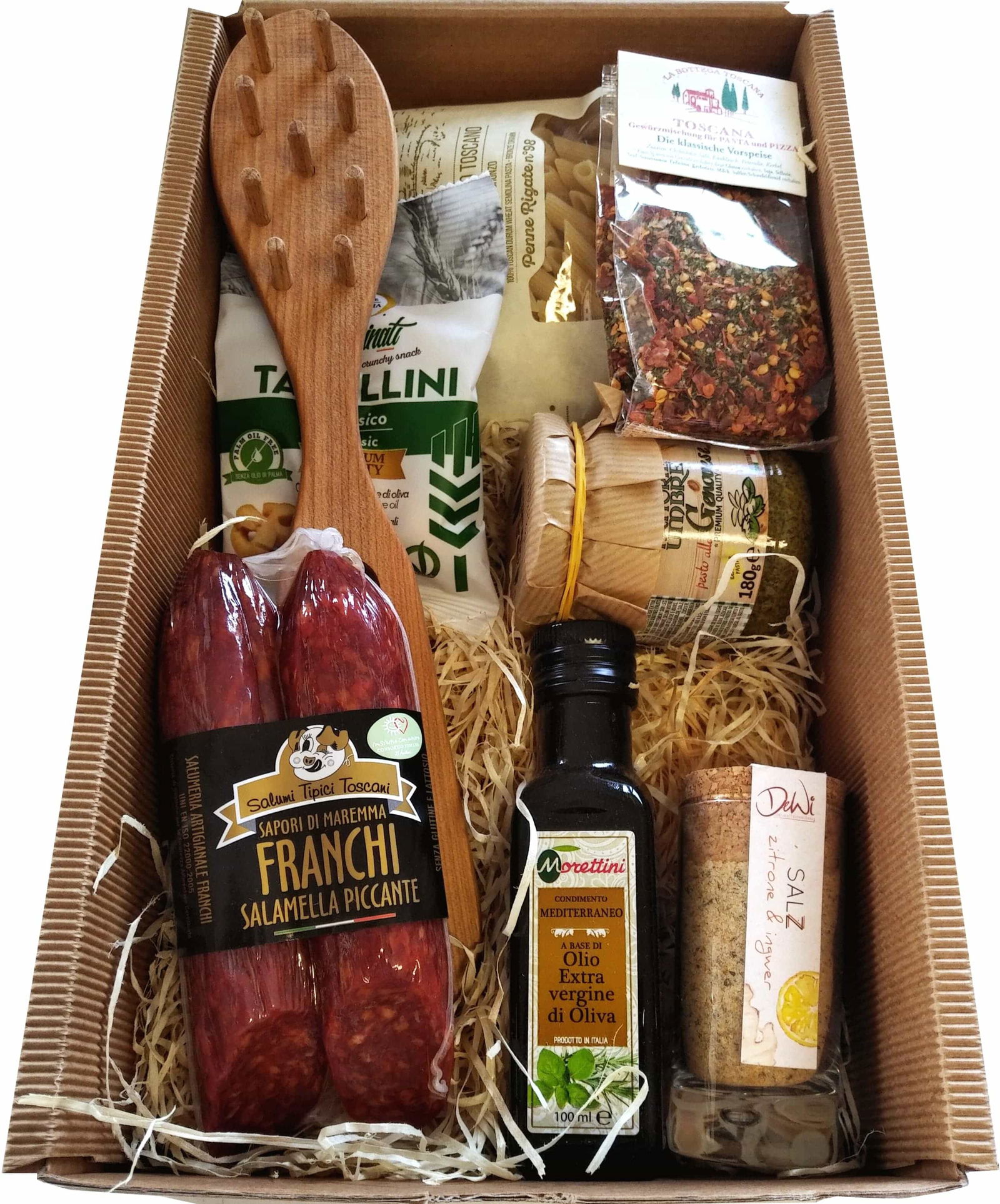 Natural corrugated box 2s salami