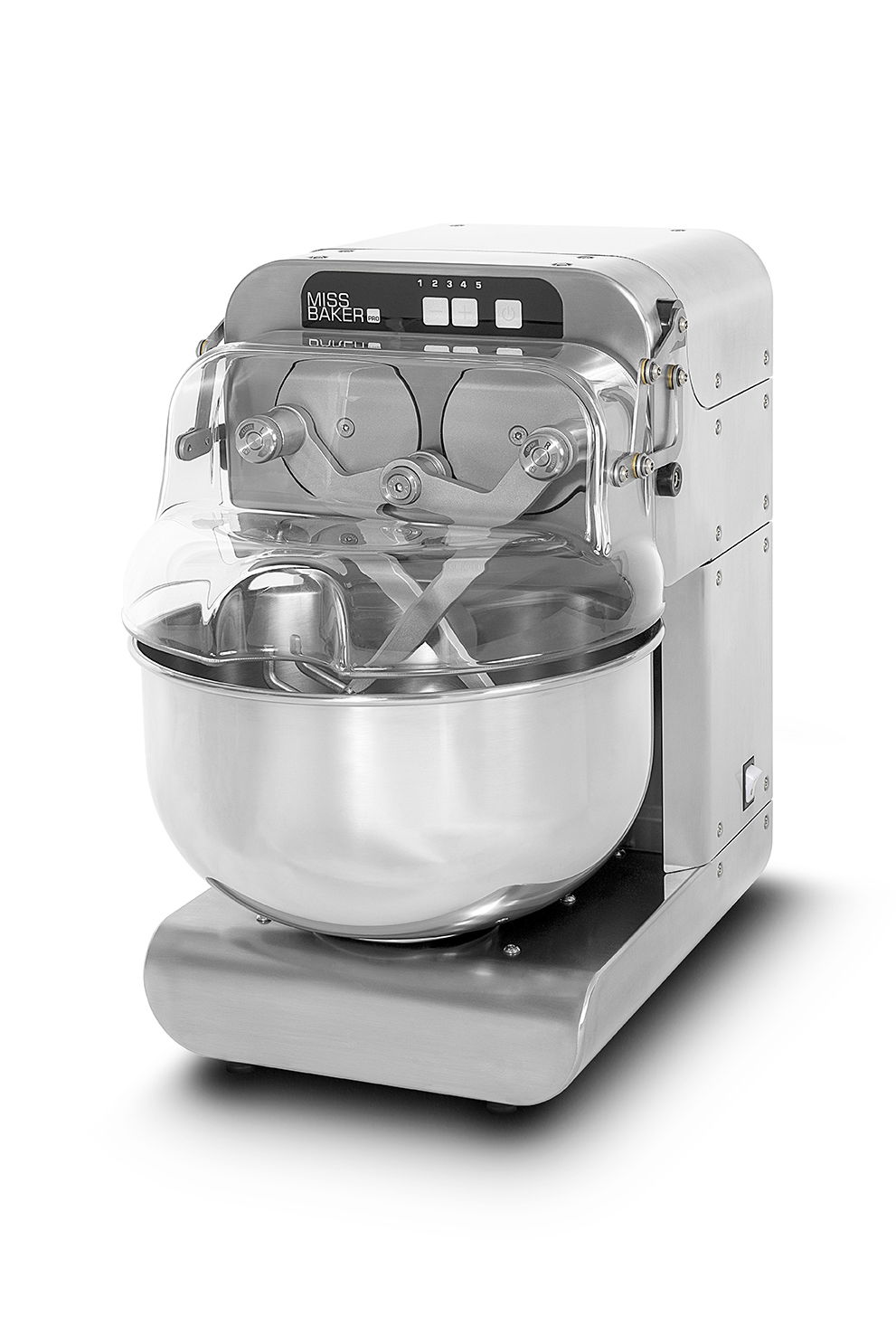 Bernardi Miss Baker Pro Teigknetmaschine, 4kg, 500 Watt, Edelstahl