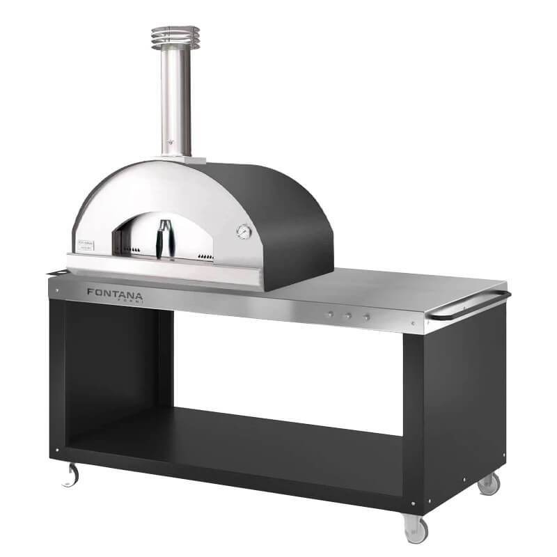 Fontana Bundle: Pizza Desk und Kuppelofen