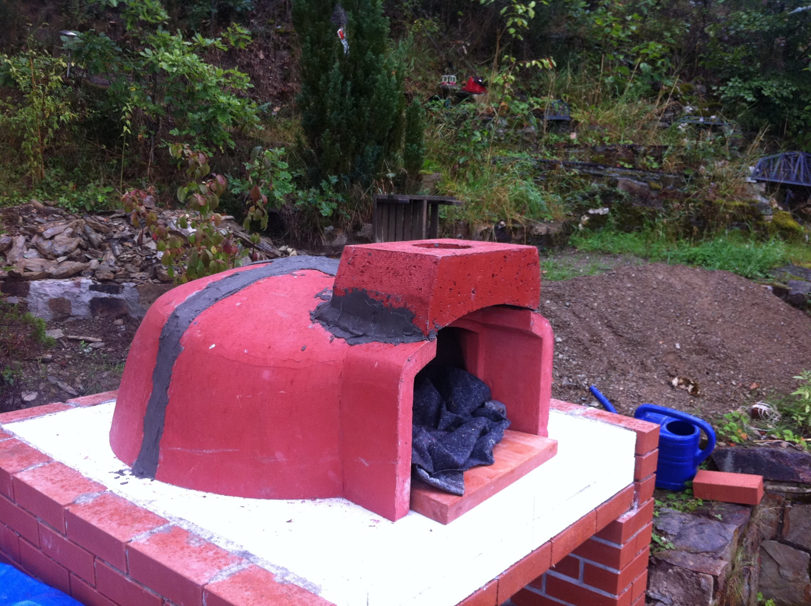 Pizza oven Valoriani FVR kit with smoke connection, brick arch and insulation set