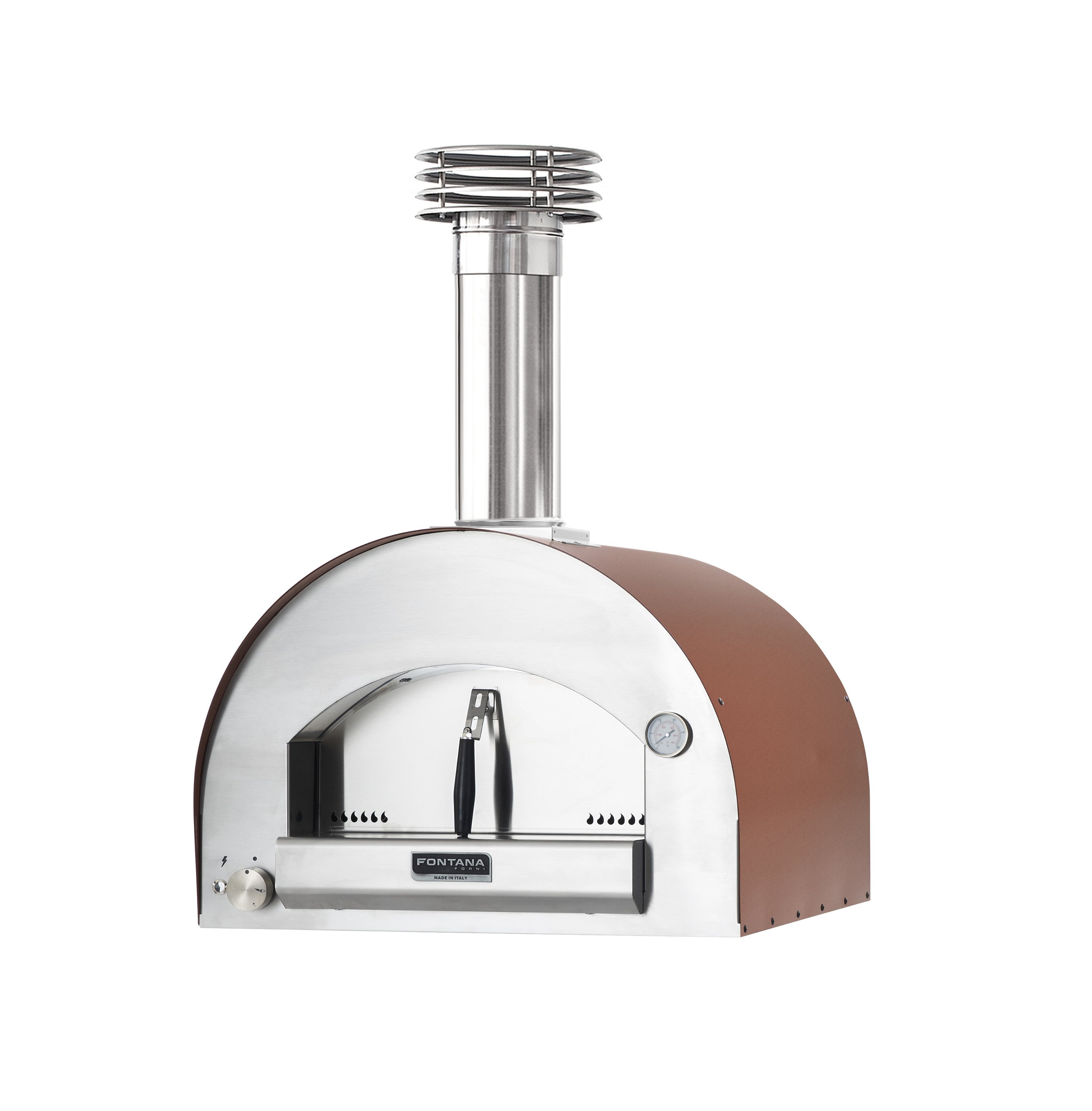 Dome oven Fontana Margherita with gas firing, pizza oven for outdoor kitchen